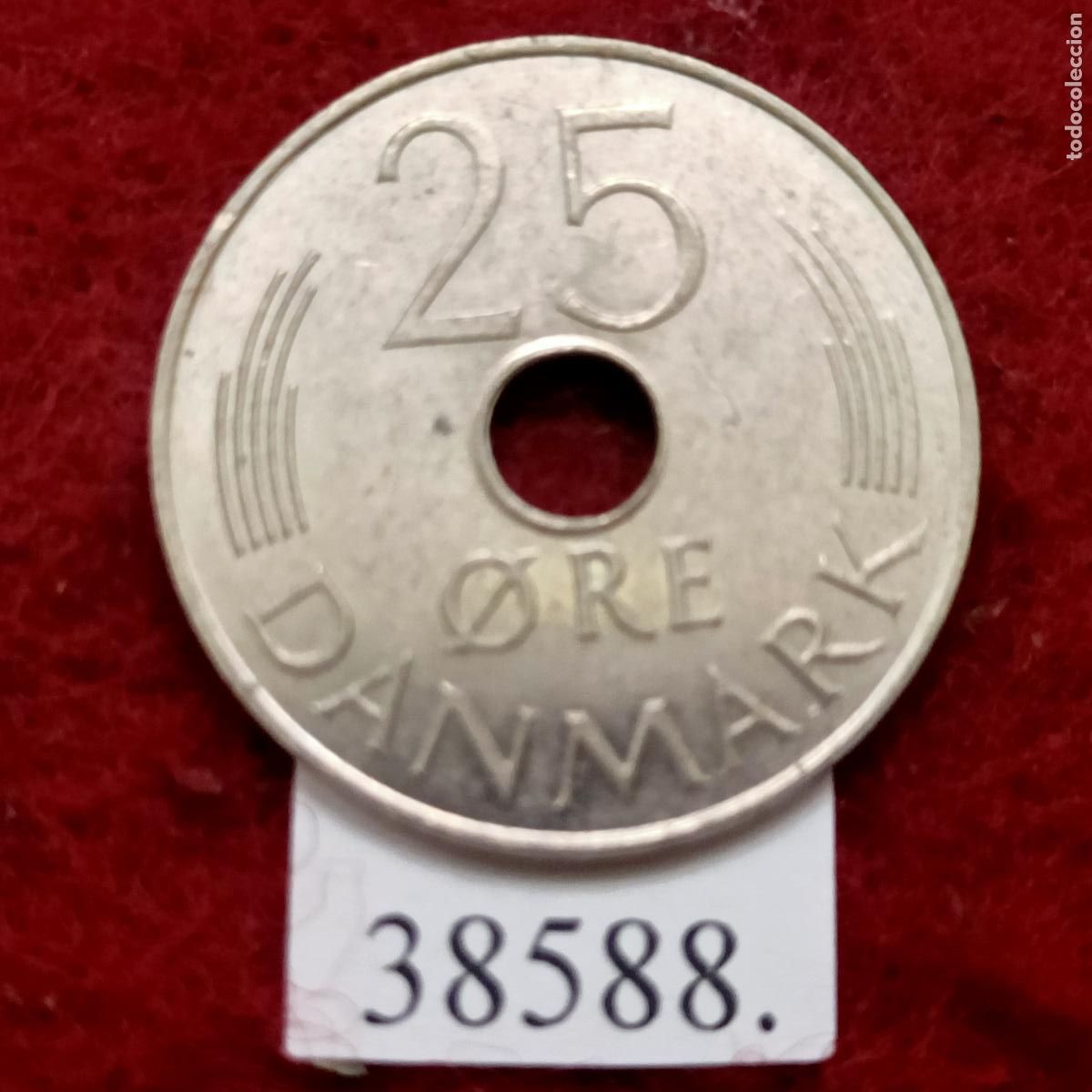 Monedas antiguas de Europa: Dinamarca 25 ore 1973 - Foto 2