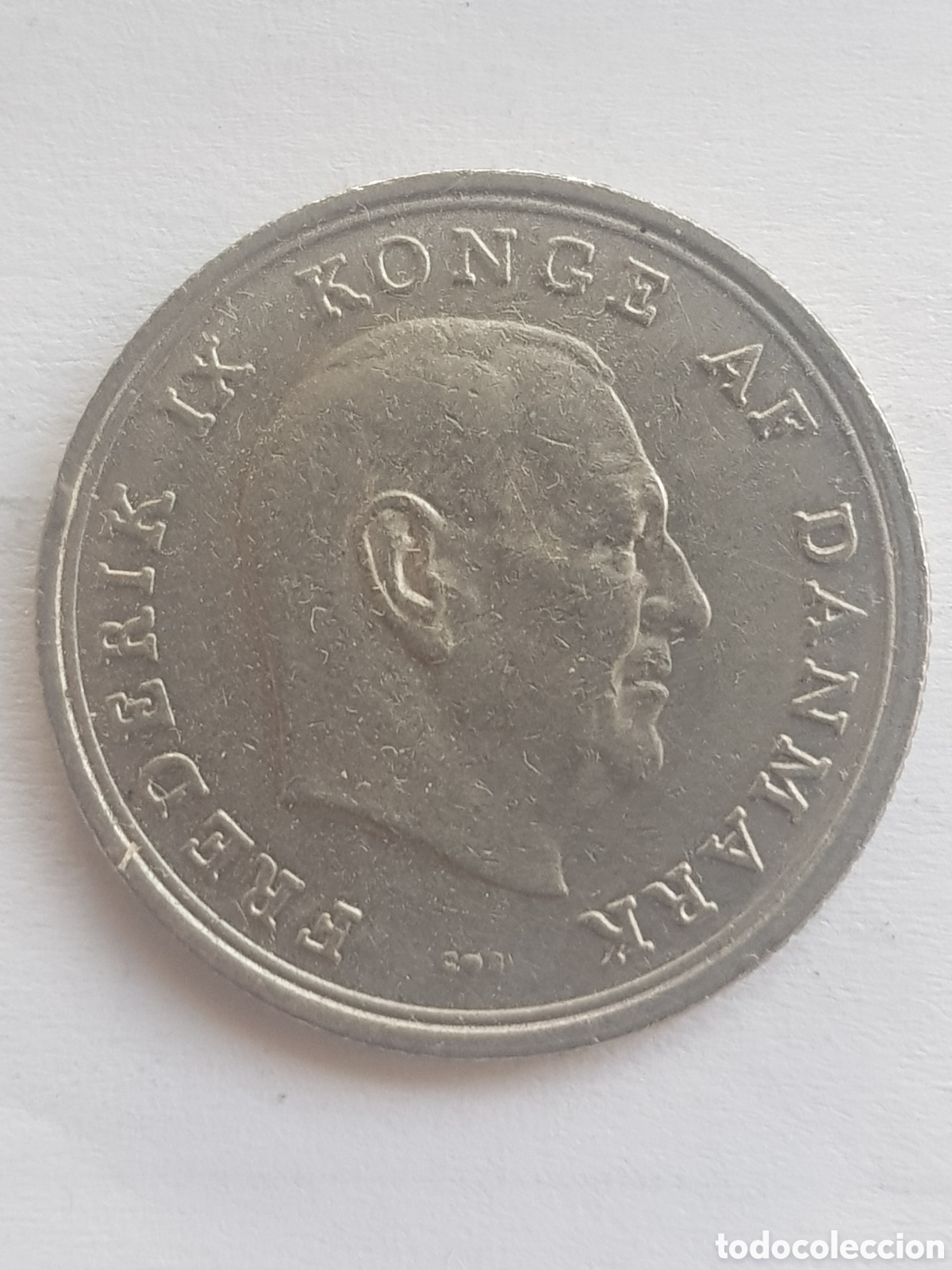 Monedas antiguas de Europa: 1 Krone 1967 Dinamarca - Foto 2