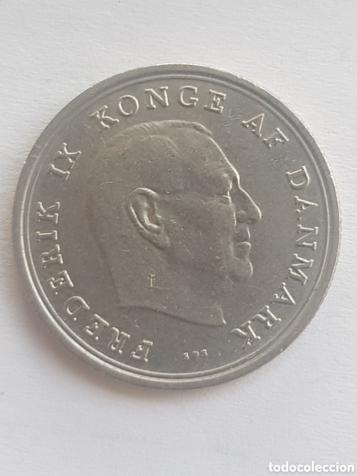 Monedas antiguas de Europa: 1 Krone 1972 Dinamarca - Foto 2