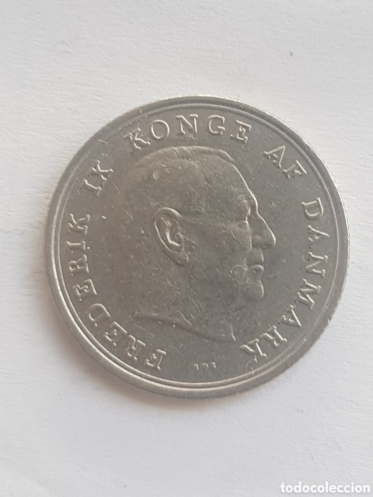 Monedas antiguas de Europa: 1 Krone 1972 Dinamarca - Foto 2