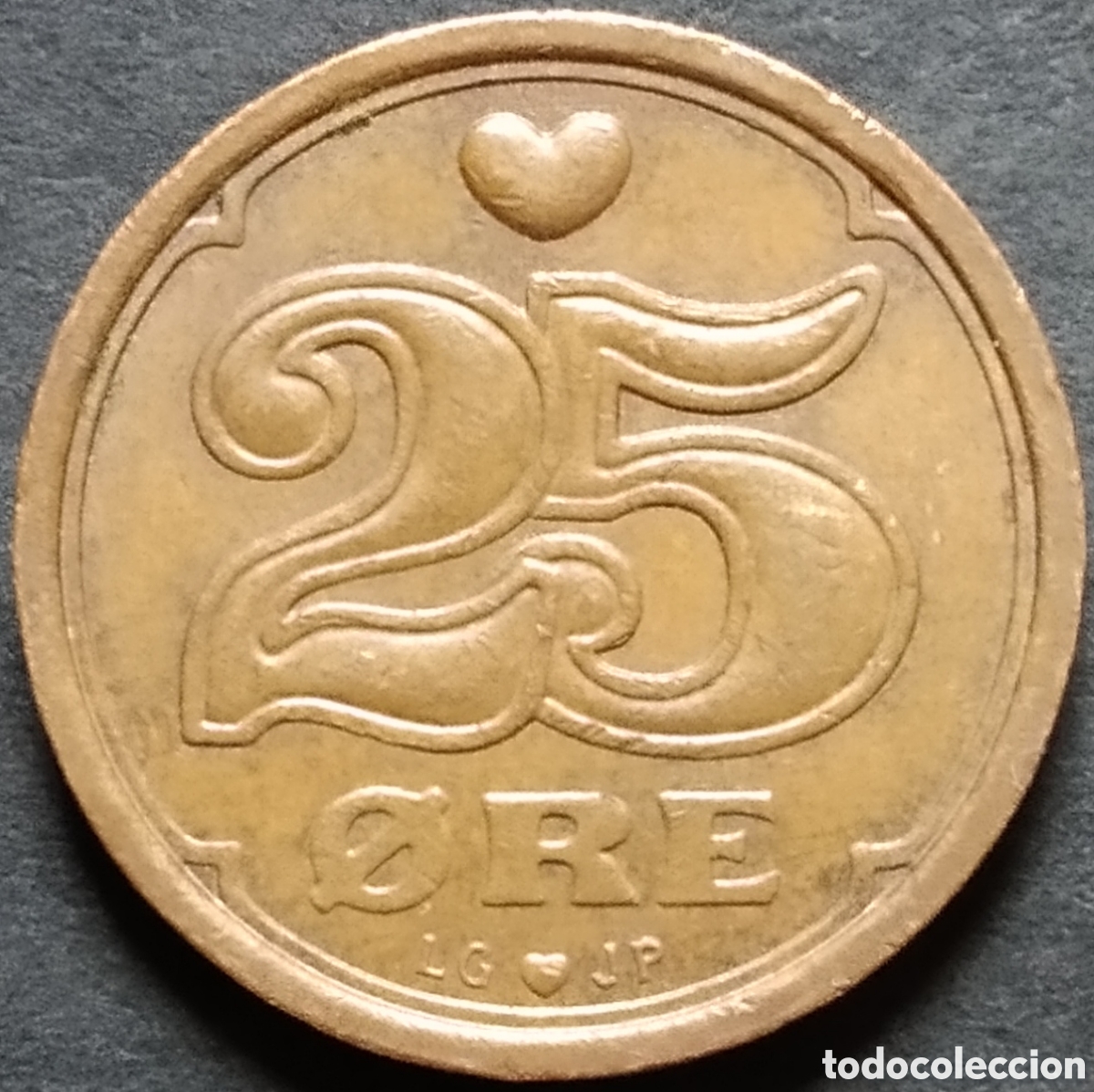 Monedas antiguas de Europa: MONEDA - DINAMARCA 25 ORE 1991 - Foto 1