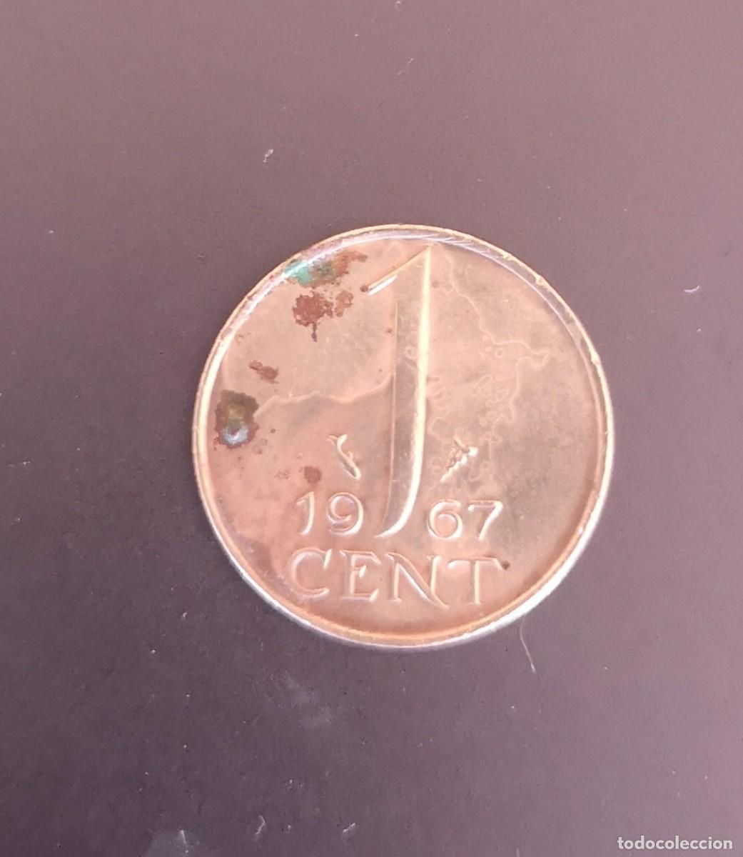 Monedas antiguas de Europa: MONEDA DE HOLANDA 1967 - 1 CENT #3980 - Foto 2