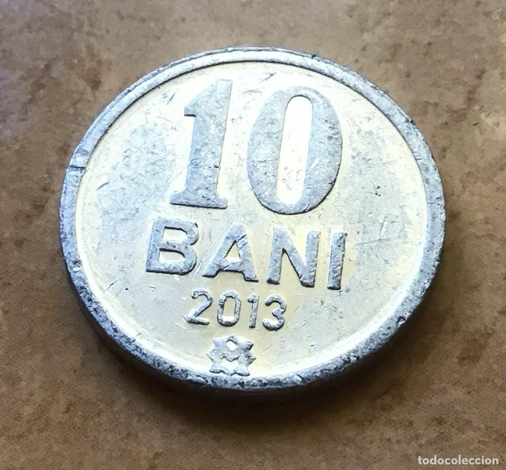 Monedas antiguas de Europa: 10 bani de Moldavia. A&ntilde;o 2013