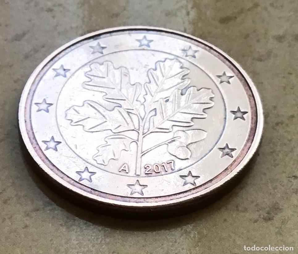 Monedas antiguas de Europa: 5 c&eacute;ntimos de euro de Alemania. A&ntilde;o 2017 ceca A