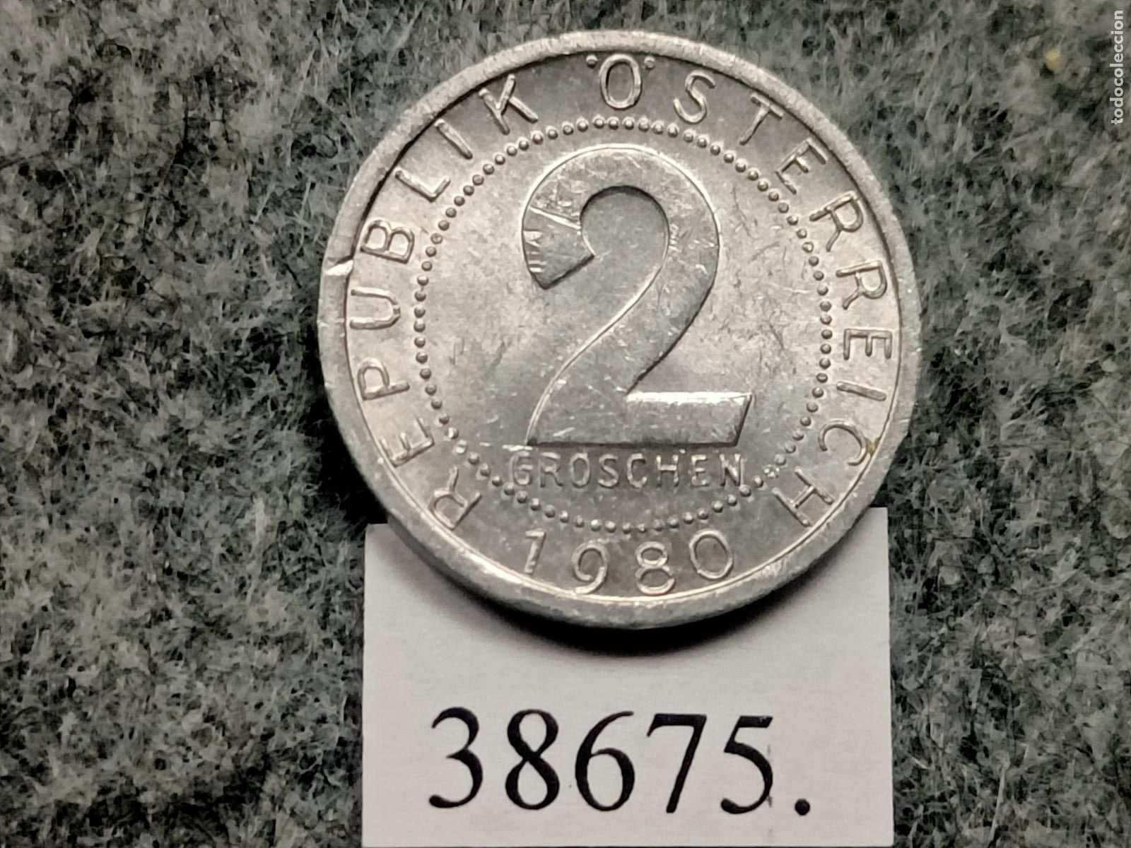 Monedas antiguas de Europa: Austria 2 groschen 1980 - Foto 1