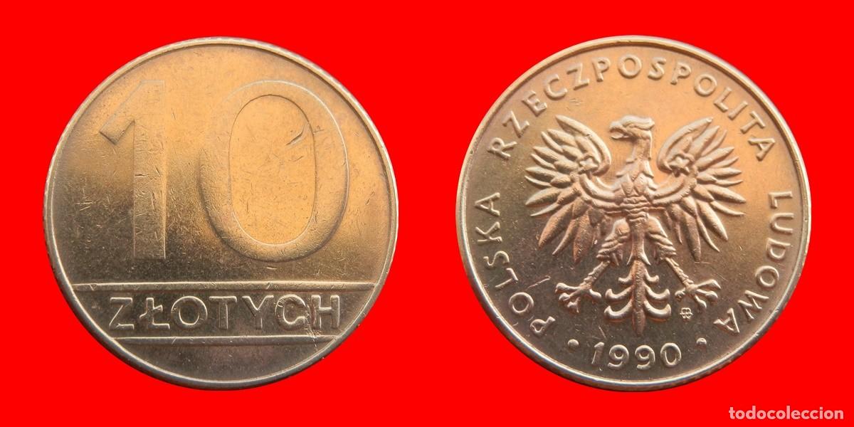 Monete antiche di Europa: 10 ZLOTE ZLOTYCH 1990 POLONIA-112324