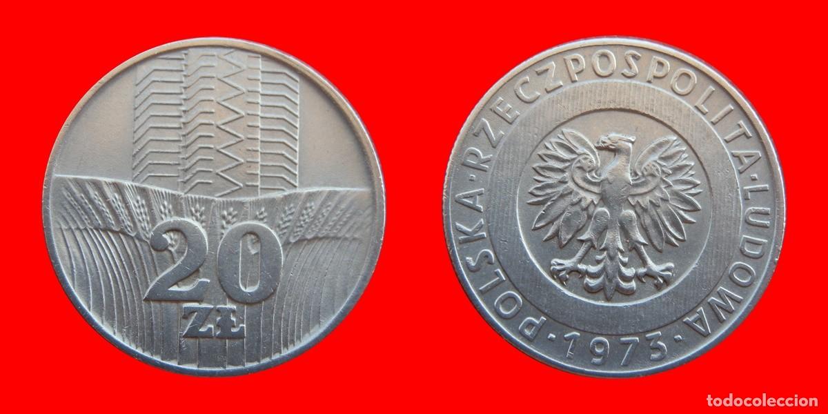 Monete antiche di Europa: 20 ZLOTE ZLOTYCH 1973 POLONIA-112325