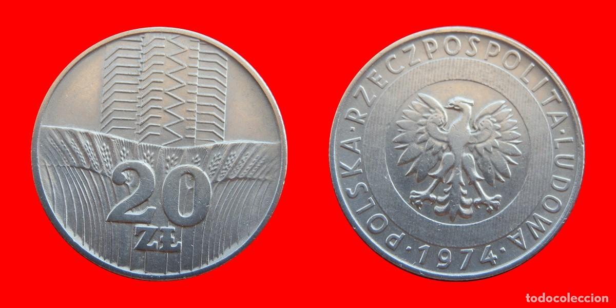 Monete antiche di Europa: 20 ZLOTE ZLOTYCH 1974 POLONIA-112326