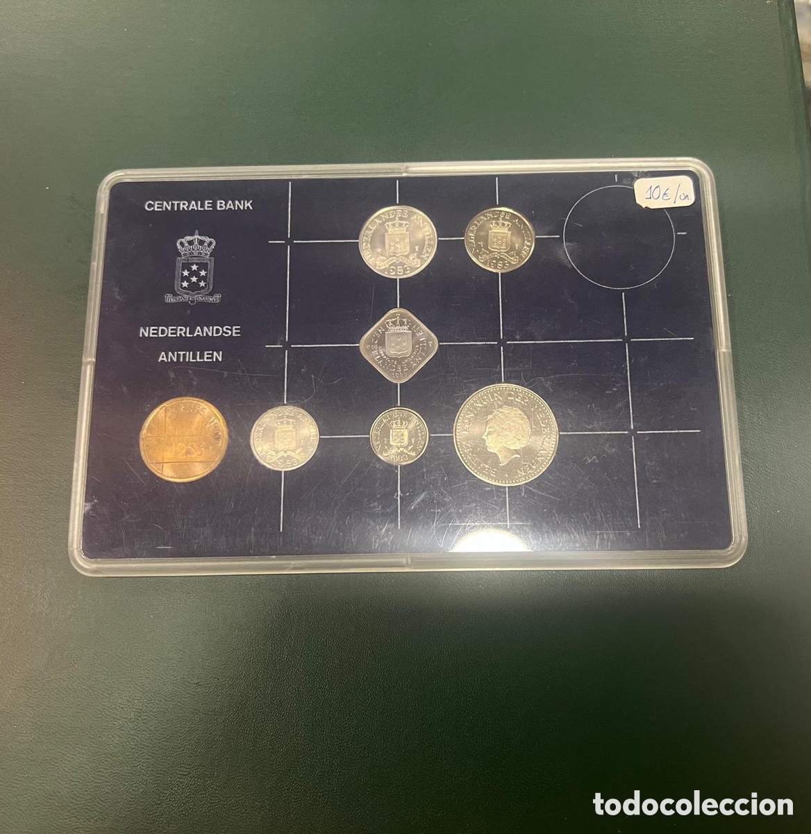 Monedas antiguas de Europa: Bl&iacute;ster con monedas de holanda - Foto 1