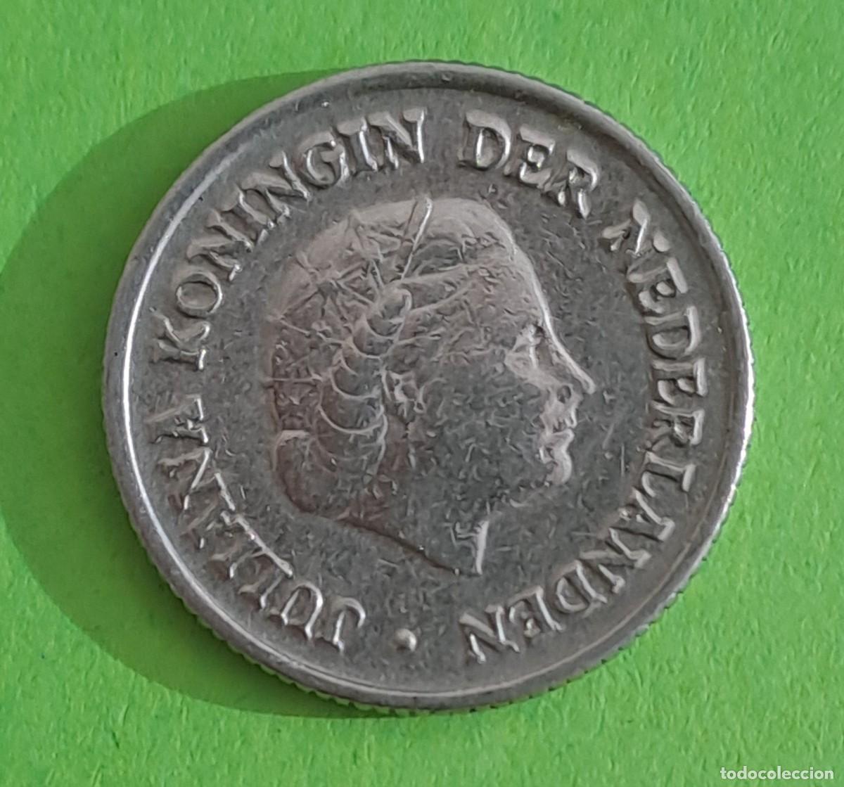 Monedas antiguas de Europa: MONEDA HOLANDA 25 CENTIMOS A&Ntilde;O 1950 - Foto 1