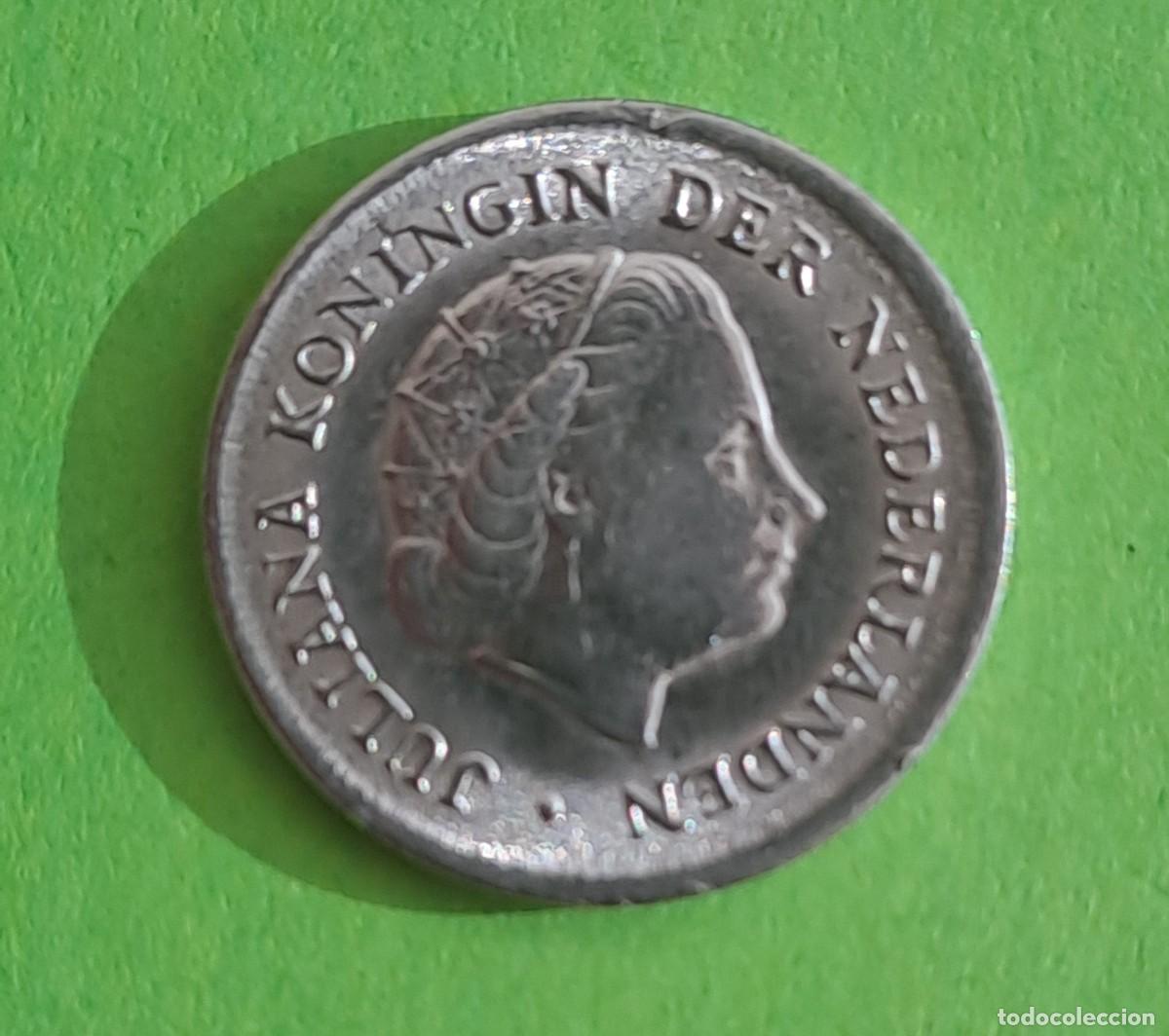 Monedas antiguas de Europa: MONEDA HOLANDA 10 CENTIMOS A&Ntilde;O 1966 - Foto 1