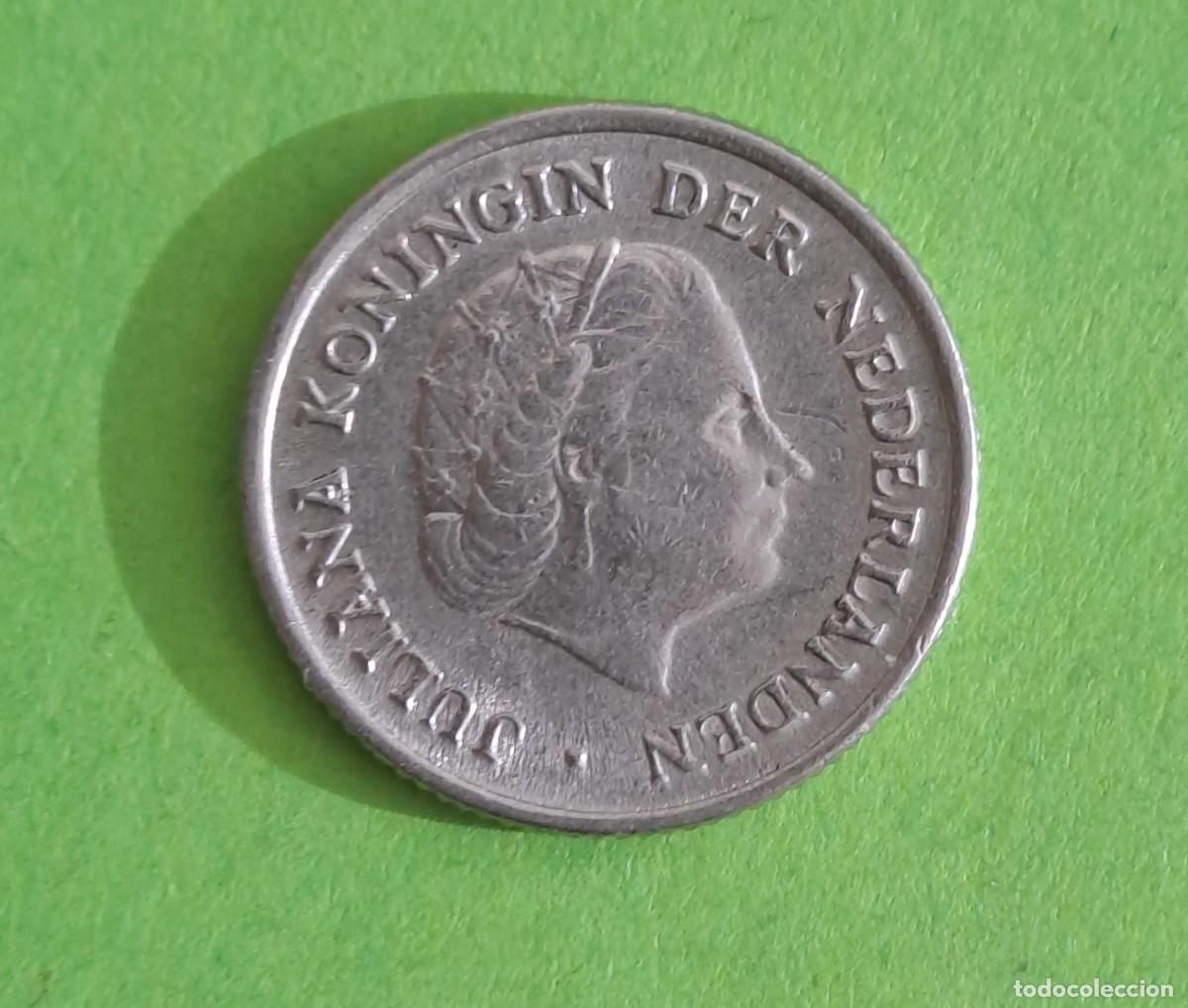 Monedas antiguas de Europa: MONEDA HOLANDA 10 CENTIMOS A&Ntilde;O 1955 - Foto 1