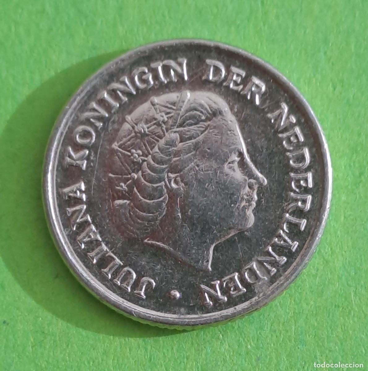 Monedas antiguas de Europa: MONEDA HOLANDA 10 CENTIMOS A&Ntilde;O 1975 - Foto 1
