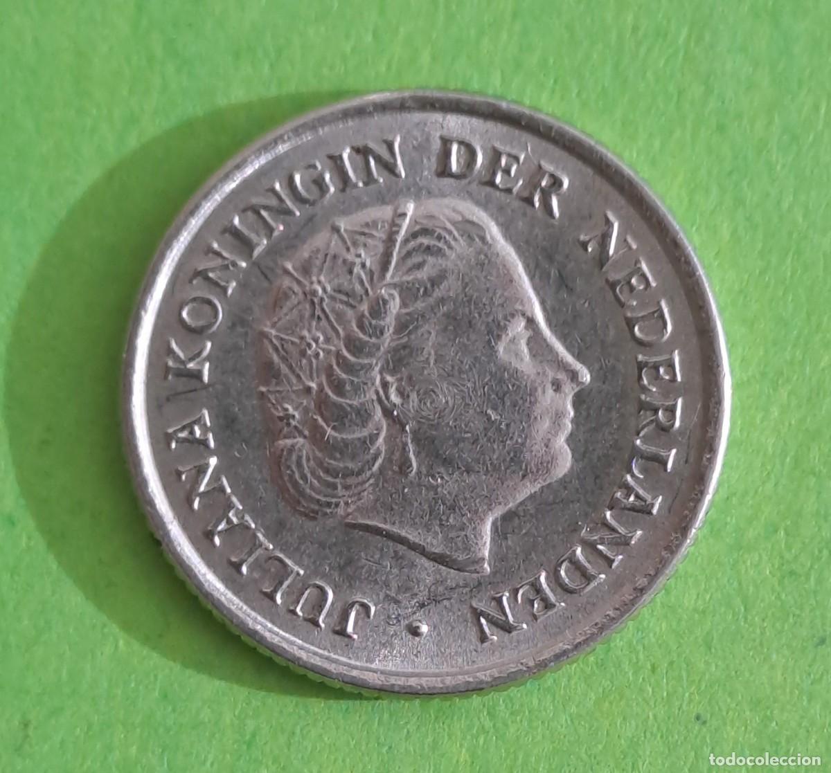 Monedas antiguas de Europa: MONEDA HOLANDA 10 CENTIMOS A&Ntilde;O 1964 - Foto 1