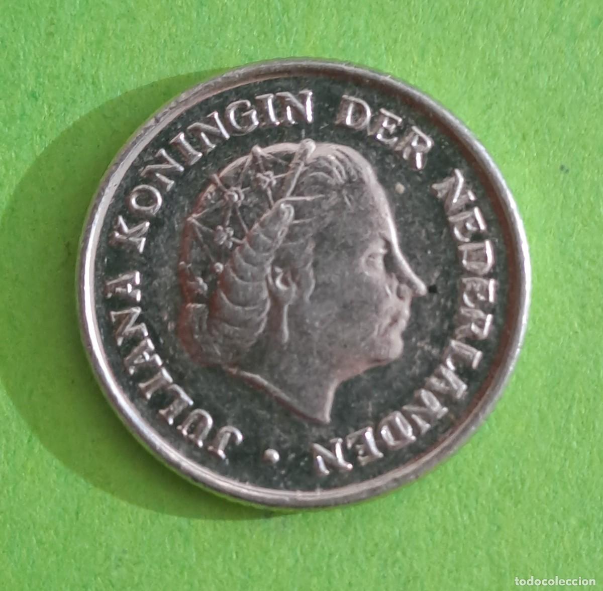 Monedas antiguas de Europa: MONEDA HOLANDA 10 CENTIMOS A&Ntilde;O 1971 - Foto 1