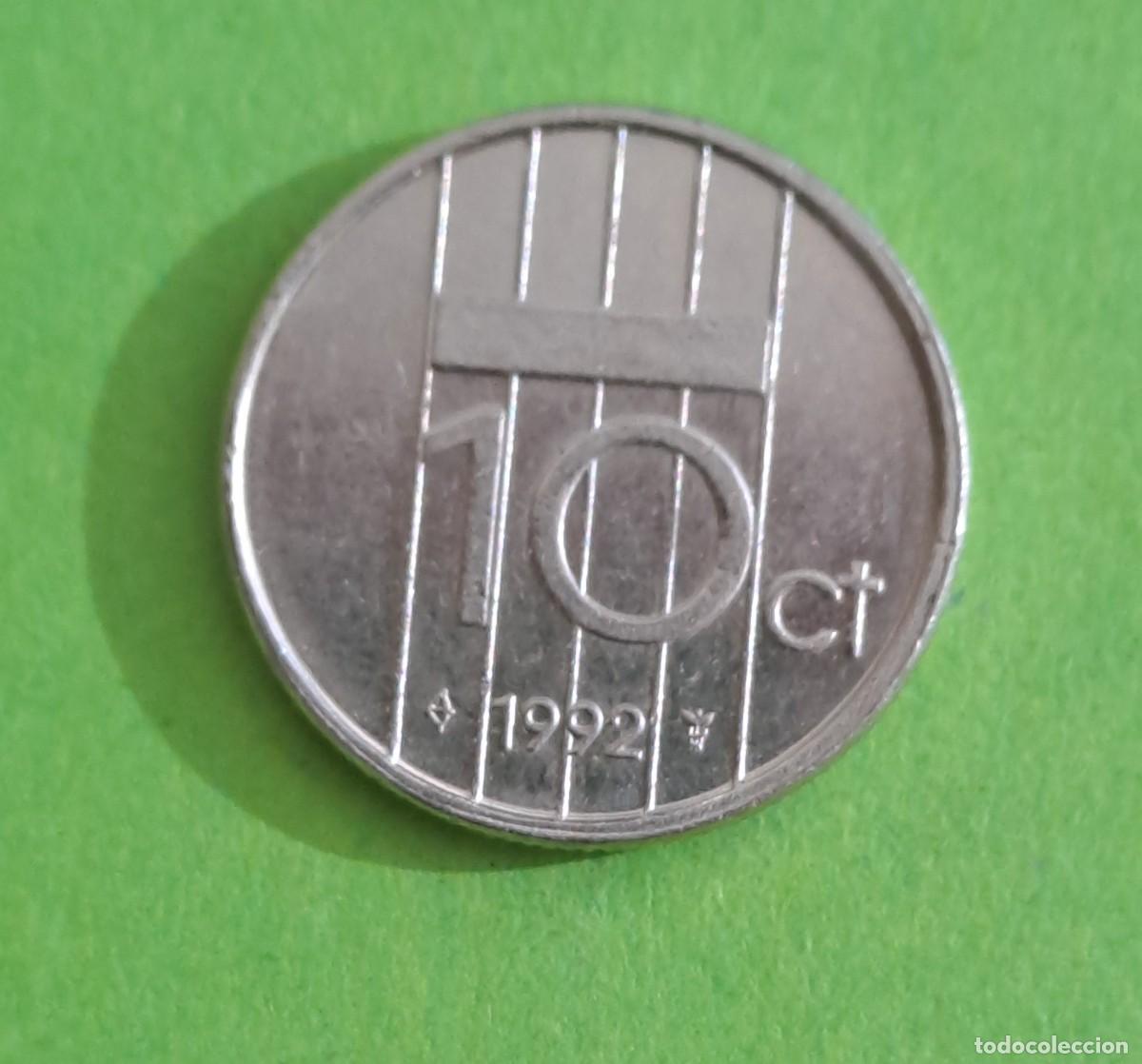 Monedas antiguas de Europa: MONEDA HOLANDA 10 CENTIMOS A&Ntilde;O 1992 - Foto 2