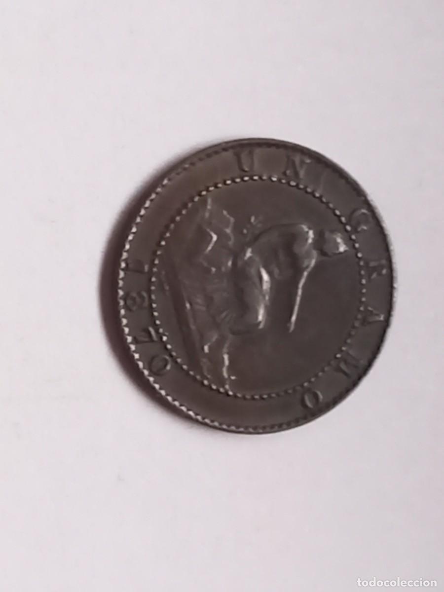 Monedas antiguas de Europa: MONEDA DE 1 CENTIMO DEL GOBIERNO PROVISIONAL. 1870. - Foto 2