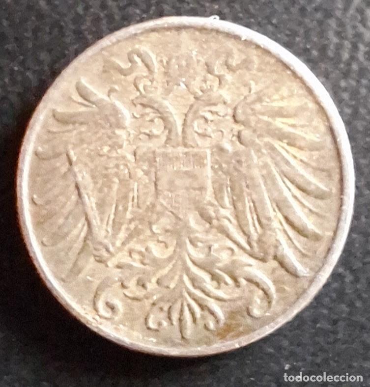 Monedas antiguas de Europa: 2 Heller 1918 - Austria - Foto 2