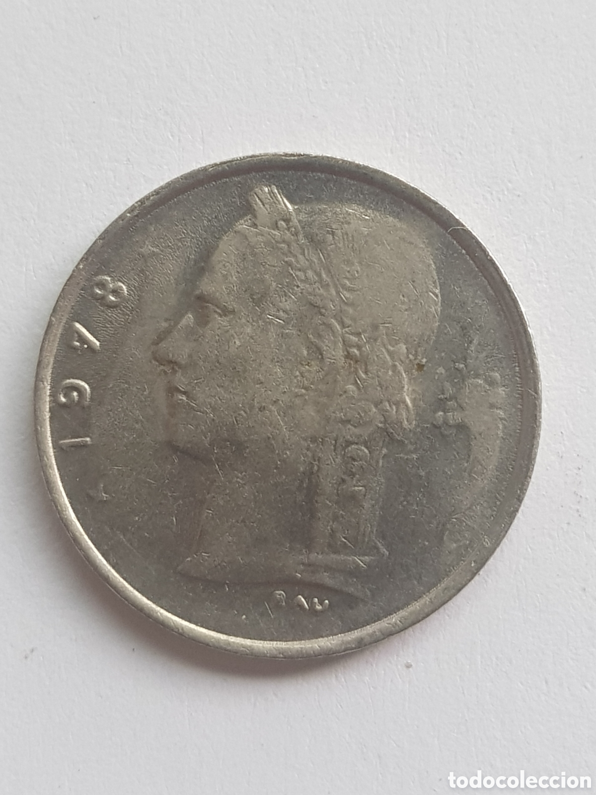 Old Coins of Europe: 1 Franco 1978 B&eacute;lgica Belgie Francs Holand&eacute;s