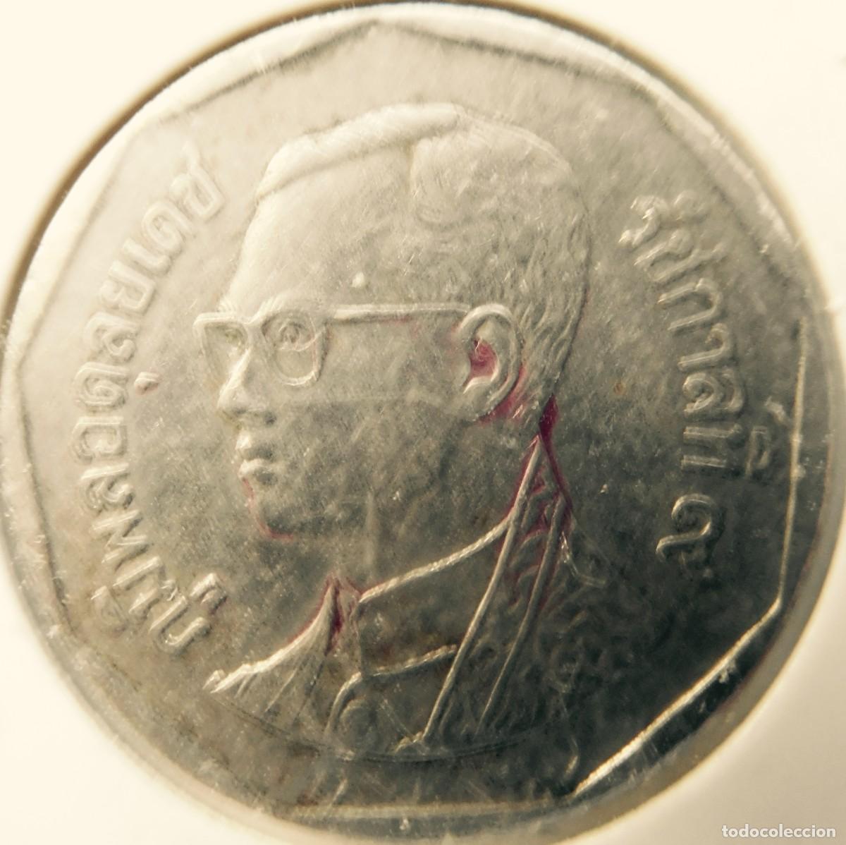 Monedas antiguas de Europa: Moneda de tailandia, 5 Baht - Foto 1