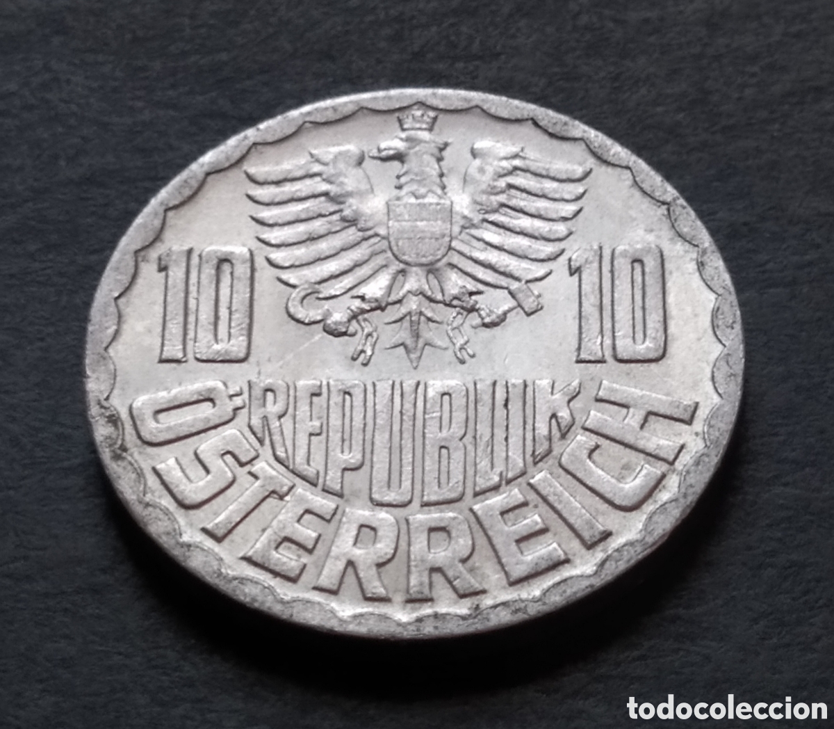 Monedas antiguas de Europa: MONEDA - AUSTRIA 10 GROSCHEN 1971 - Foto 4