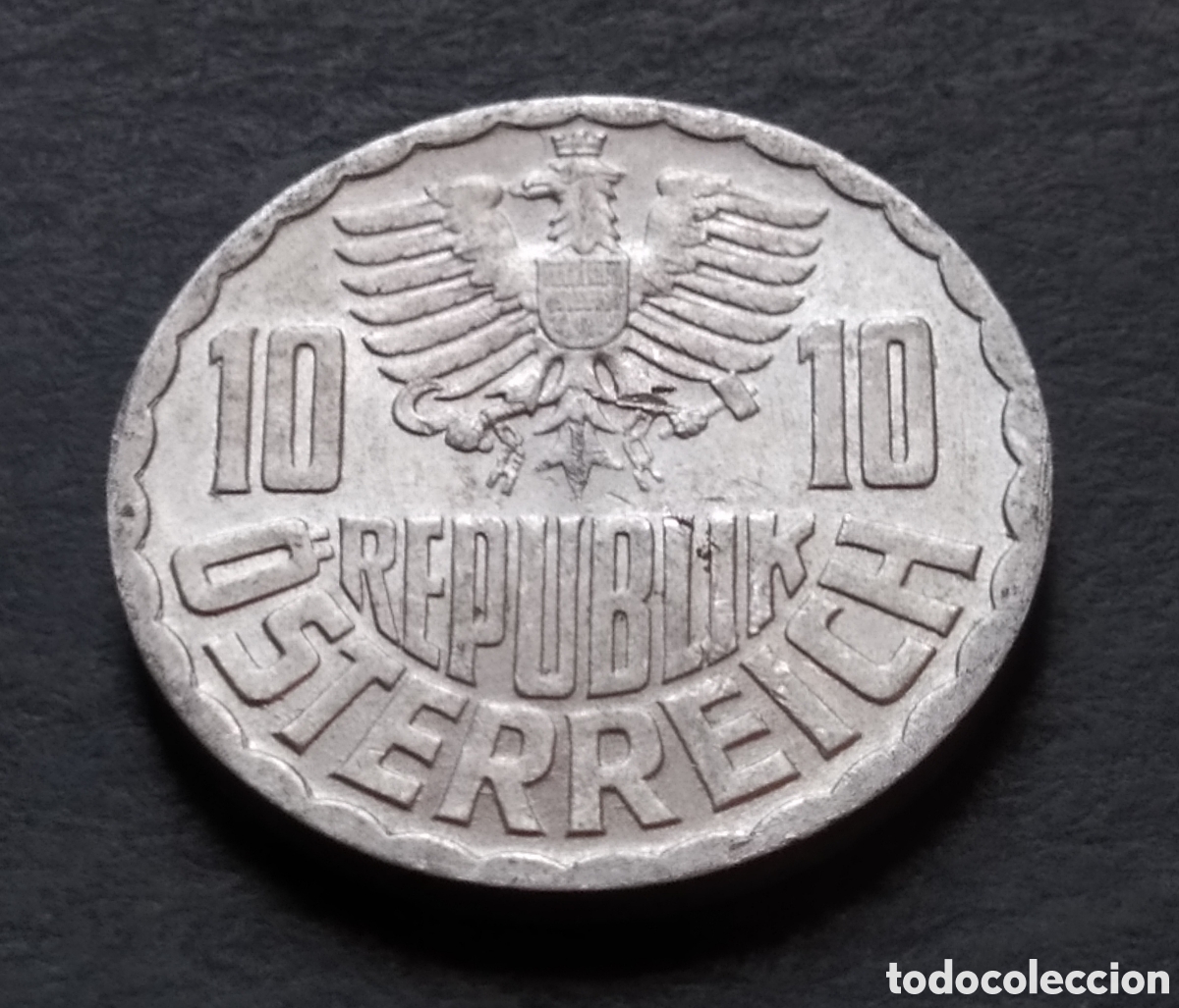 Monedas antiguas de Europa: MONEDA - AUSTRIA 10 GROSCHEN 1973 - Foto 4