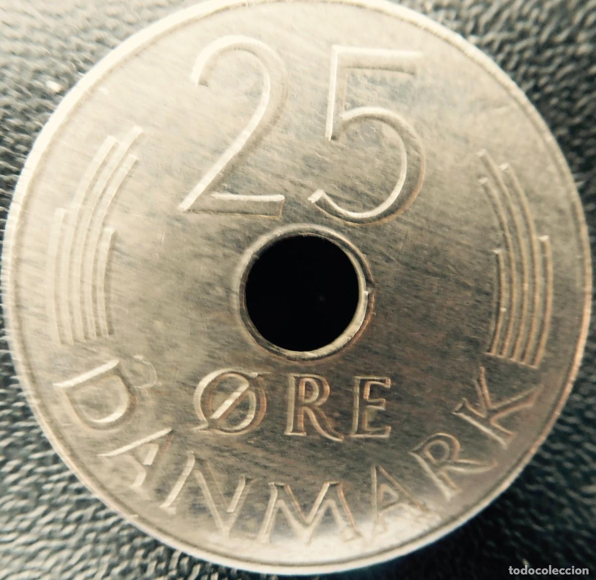 Monedas antiguas de Europa: Dinamarca, 1988, 25 Ore, MBC - Foto 1
