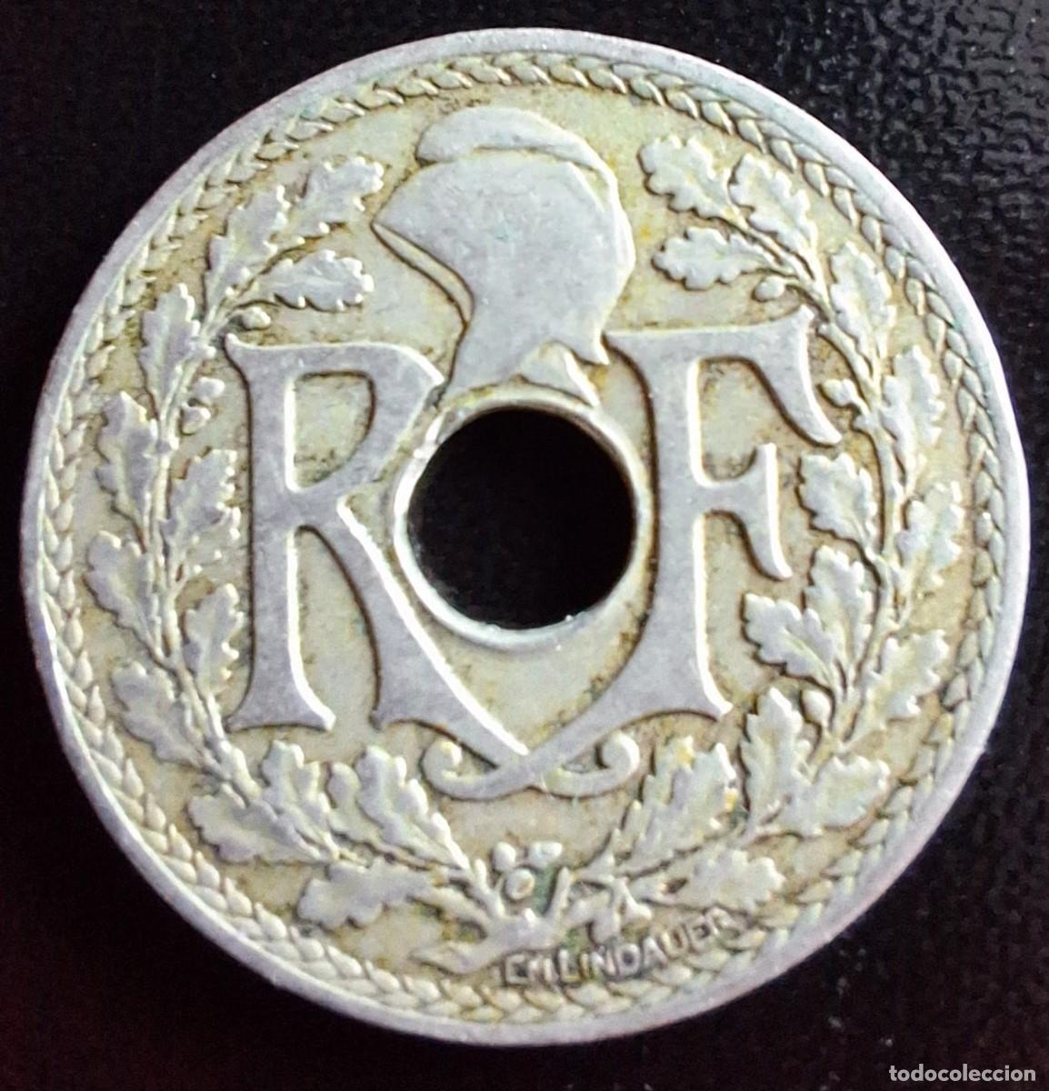 Monedas antiguas de Europa: 25 C&eacute;ntimos 1930 - Francia - Foto 2