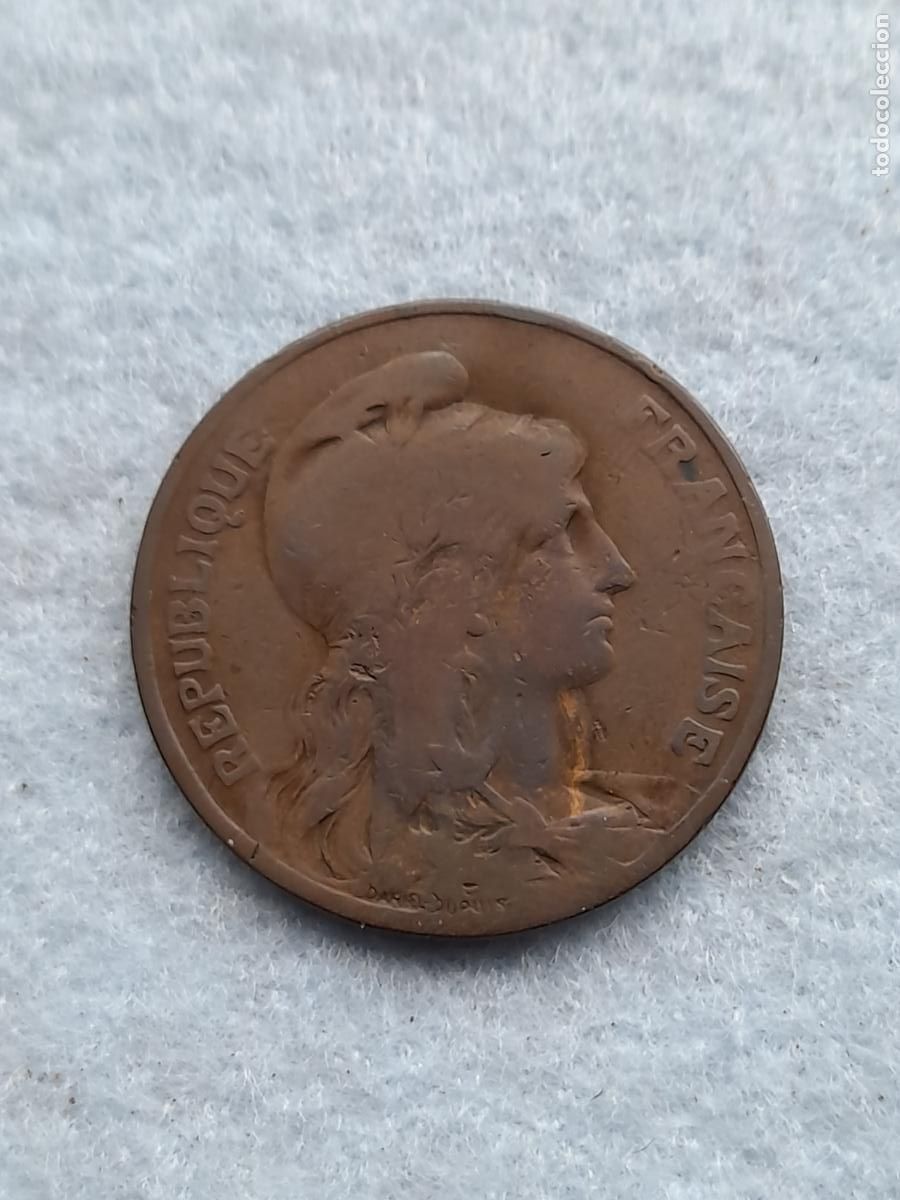 Monedas antiguas de Europa: Francia. 10 C&eacute;ntimos. A&ntilde;o 1907. - Foto 2