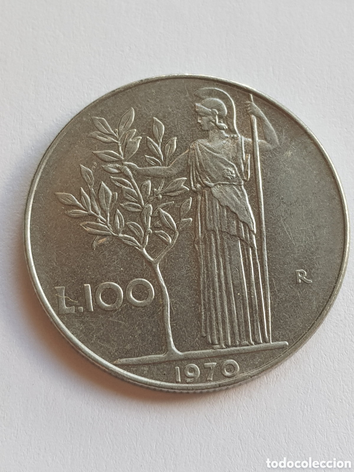 Moedas antigas da Europa: 100 Lire 1970 Italia Liras