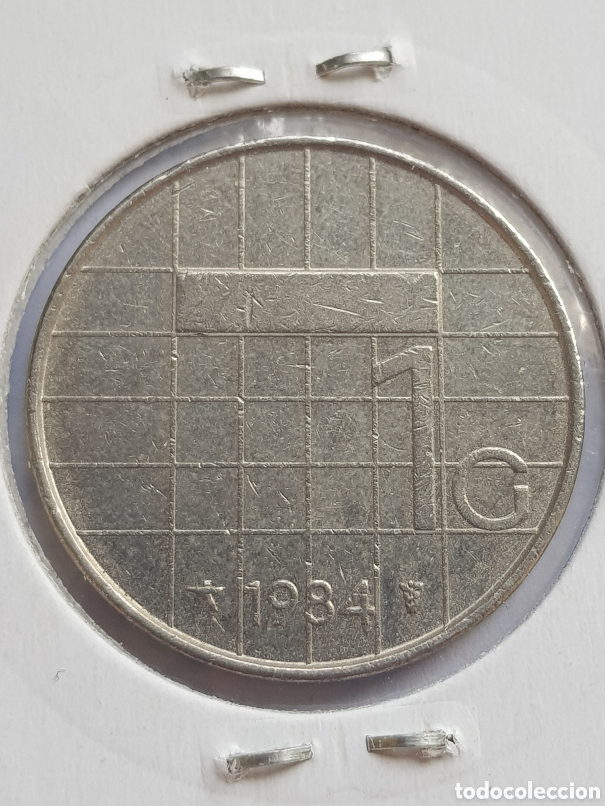 Monedas antiguas de Europa: 1 Gulden 1984 Holanda - Foto 1