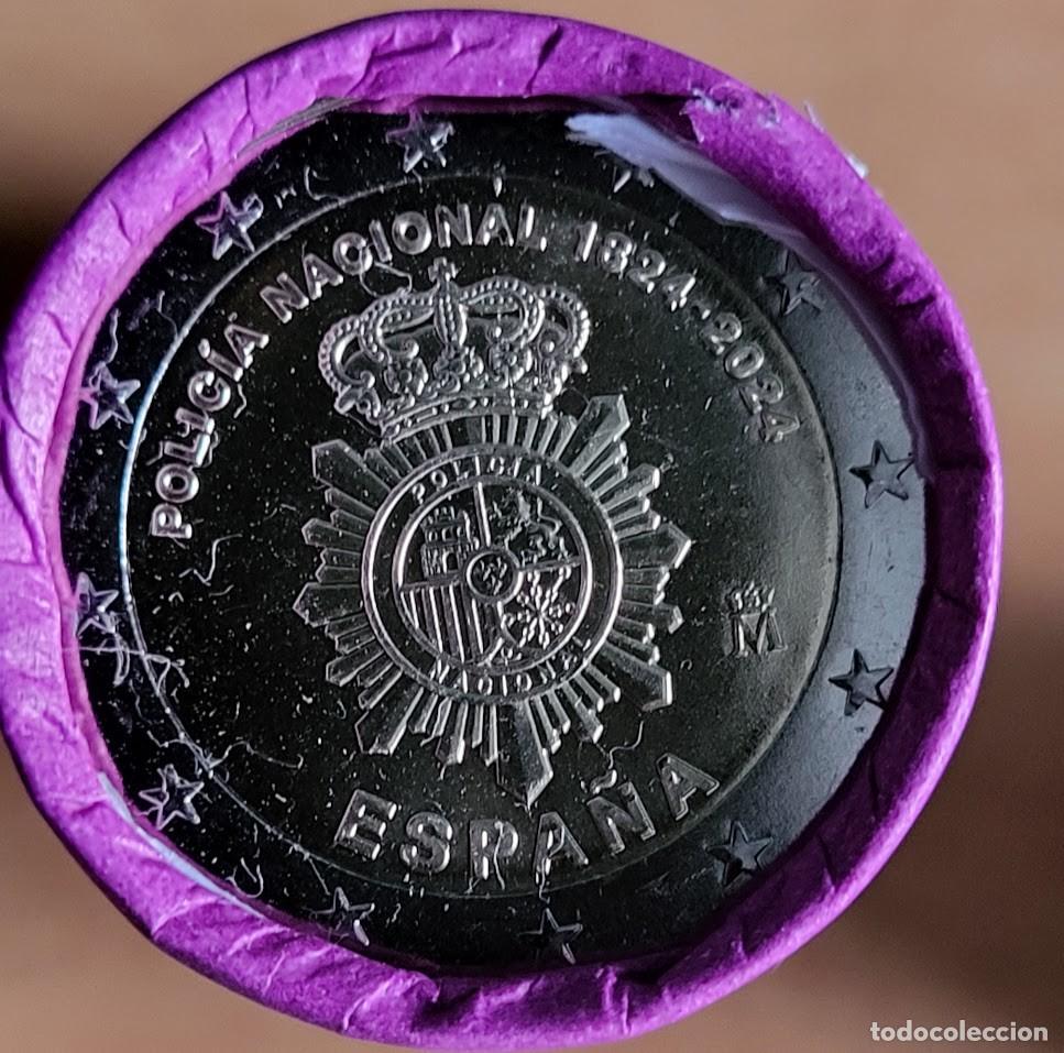 Monedas antiguas de Europa: Moneda 2 Euros Conmemorativa Espa&ntilde;a 2024 - 200 Aniversario de la Polic&iacute;a Nacional