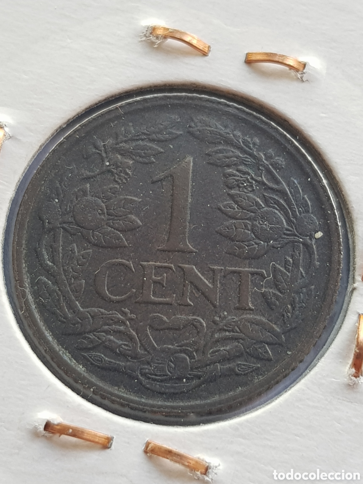 Monedas antiguas de Europa: 1 c&eacute;ntimo de Gulden 1930 Holanda Cent - Foto 3