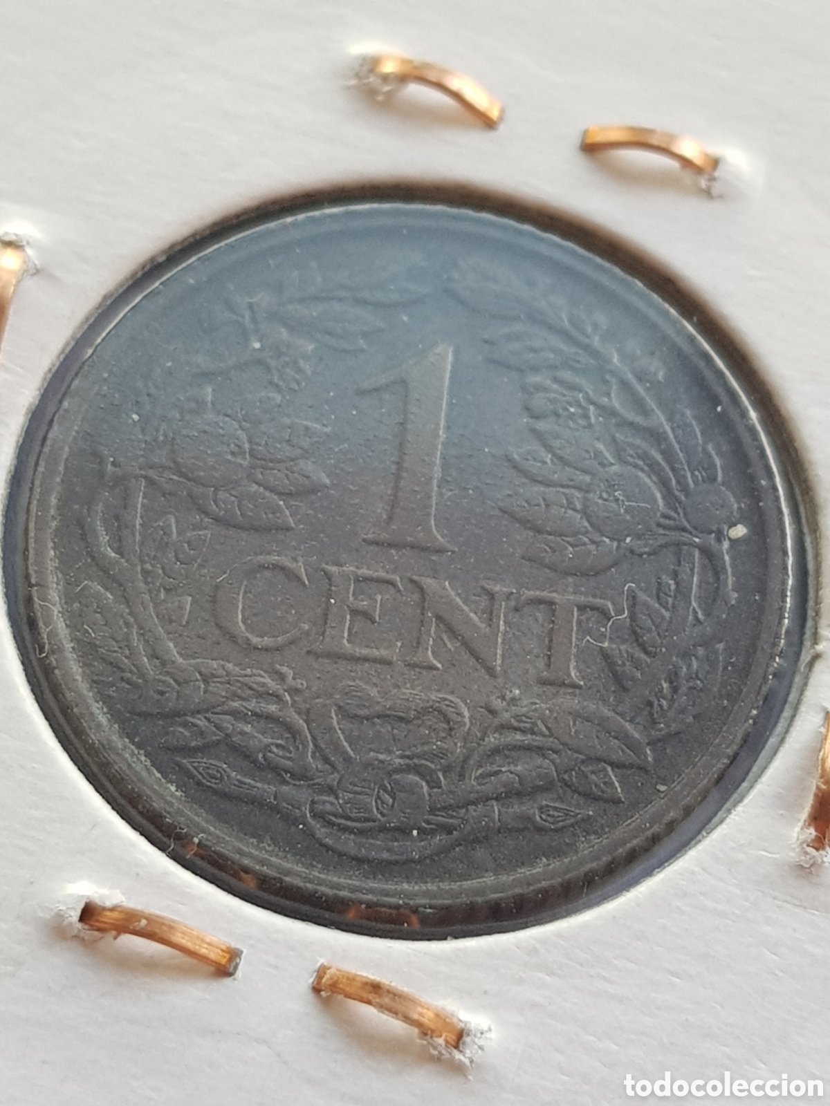Monedas antiguas de Europa: 1 c&eacute;ntimo de Gulden 1930 Holanda Cent - Foto 4