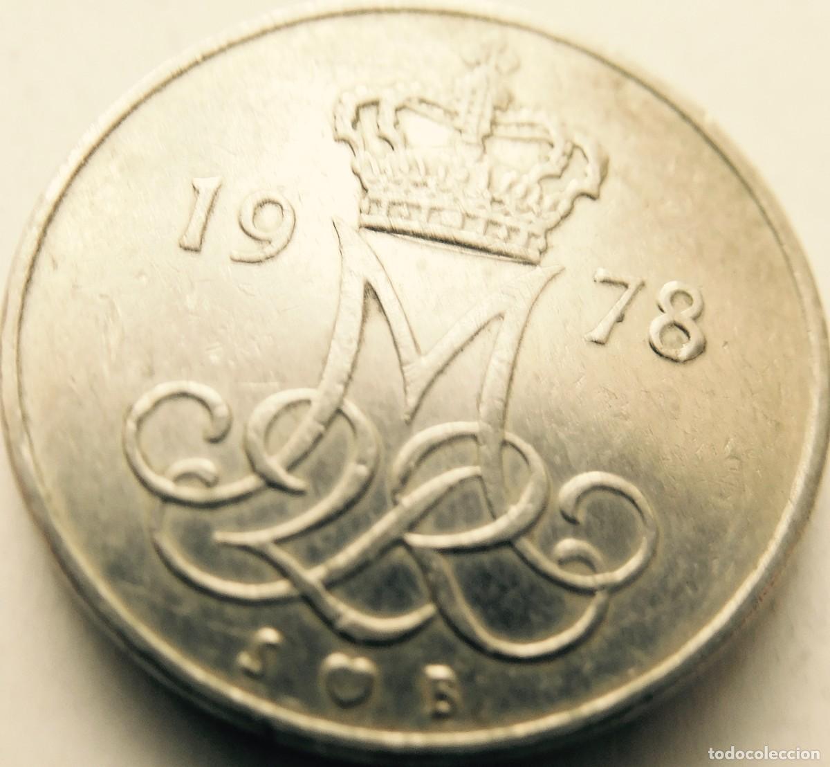 Monedas antiguas de Europa: Moneda 10 Ore Dinamarca 1978 - Foto 1