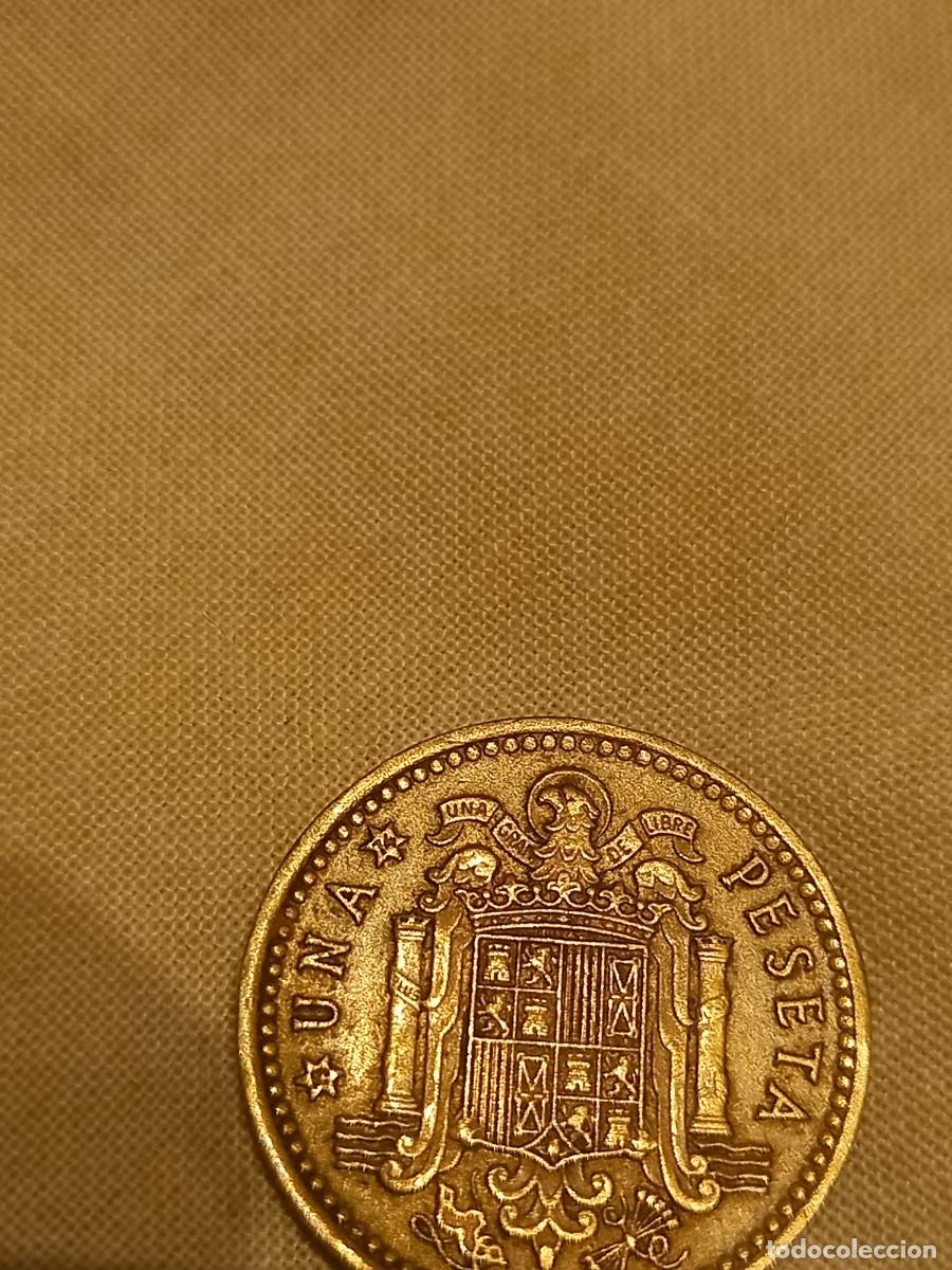 Monedas antiguas de Europa: Moneda 1 pesetas a&ntilde;o 1966 - Foto 3