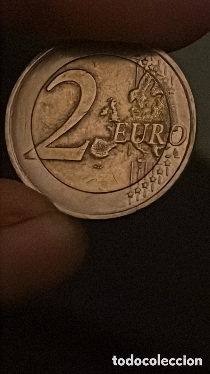Monedas antiguas de Europa: Moneda 2&euro; Francia. Error de acu&ntilde;aci&oacute;n . - Foto 2