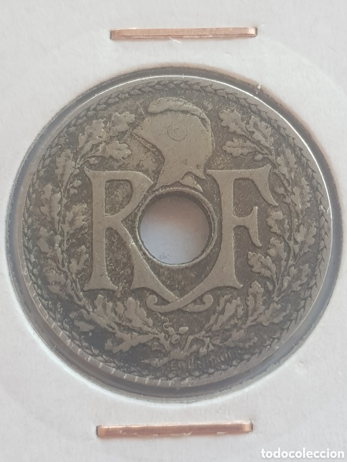 Monedas antiguas de Europa: 10 Centimes 1922 Francia C&eacute;ntimos - Foto 3