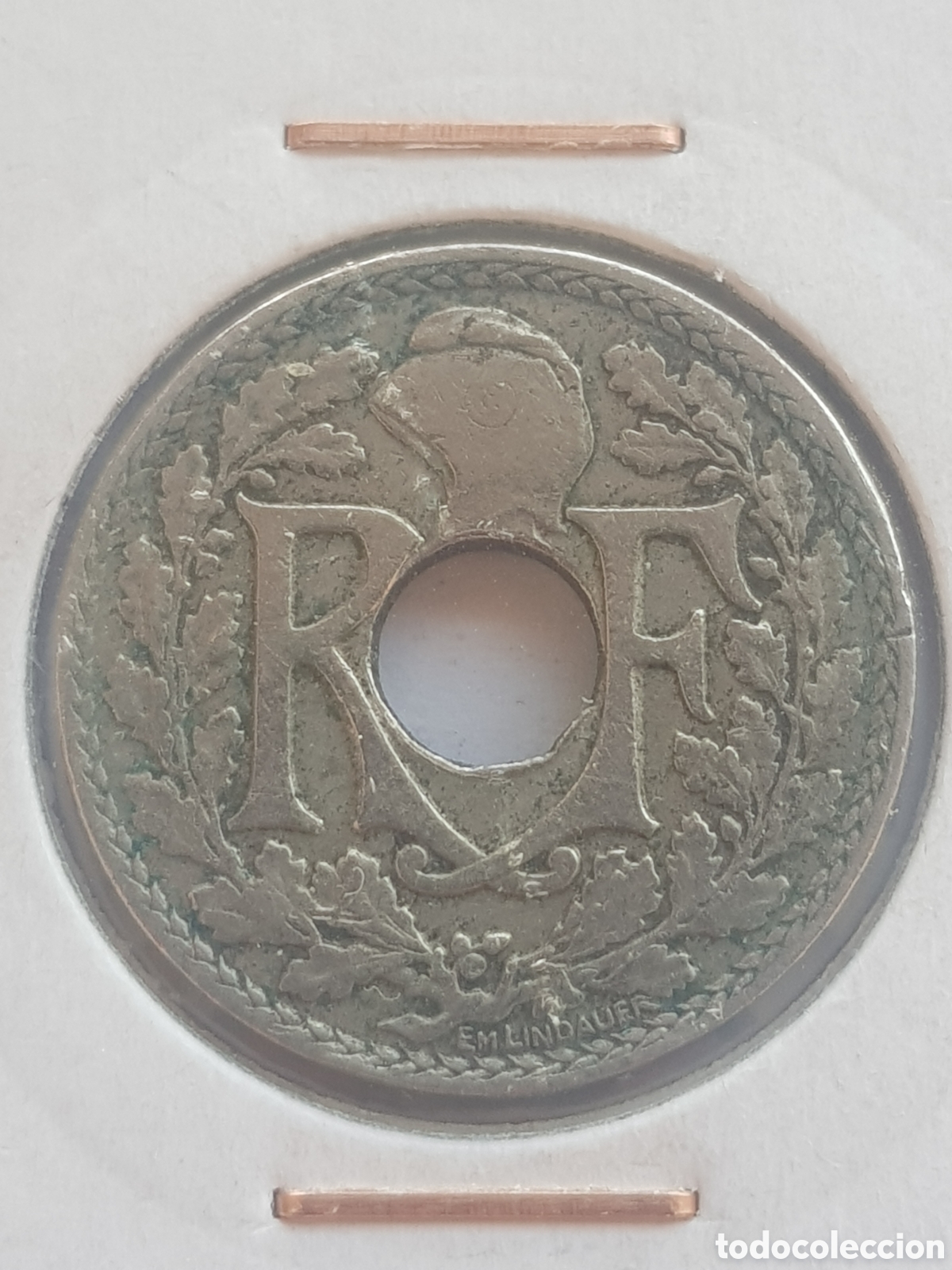 Monedas antiguas de Europa: 10 Centimes 1923 Francia C&eacute;ntimos - Foto 3