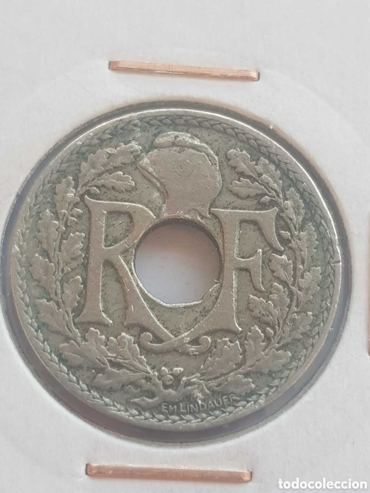 Monedas antiguas de Europa: 10 Centimes 1923 Francia C&eacute;ntimos - Foto 4