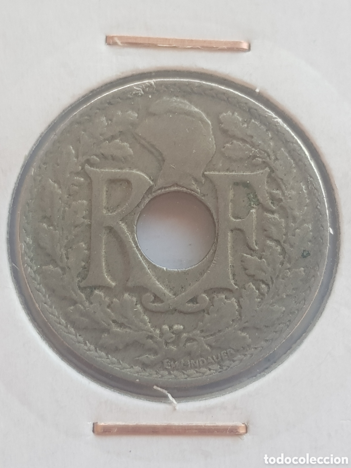 Monedas antiguas de Europa: 10 Centimes 1924 Francia C&eacute;ntimos - Foto 3