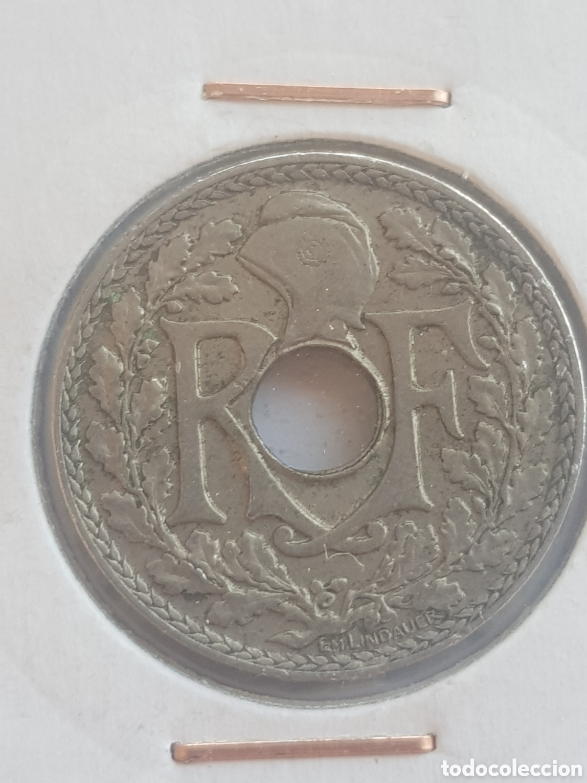 Monedas antiguas de Europa: 10 Centimes 1937 Francia C&eacute;ntimos - Foto 3