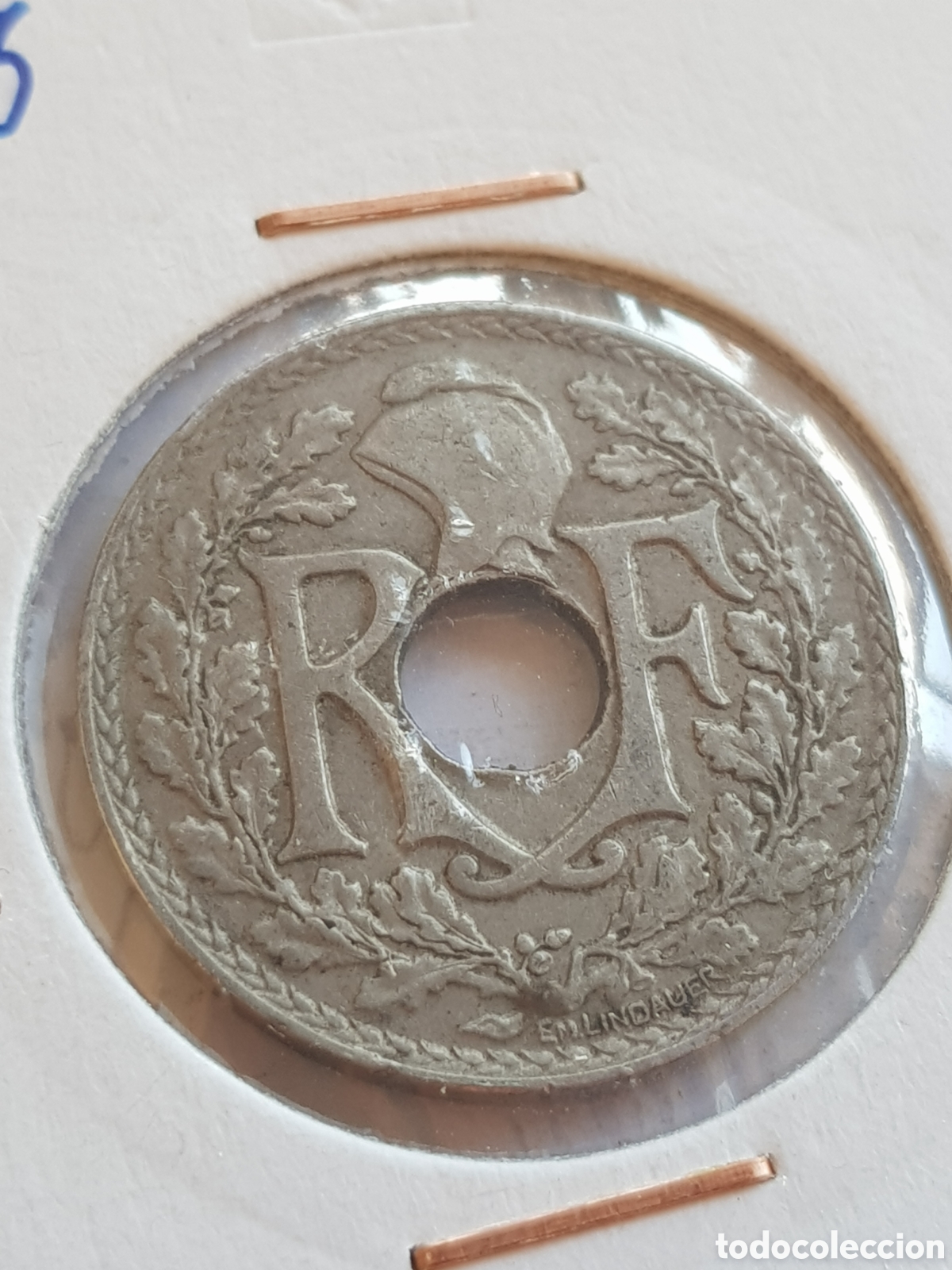 Monedas antiguas de Europa: 25 Centimes 1933 Francia C&eacute;ntimos - Foto 4