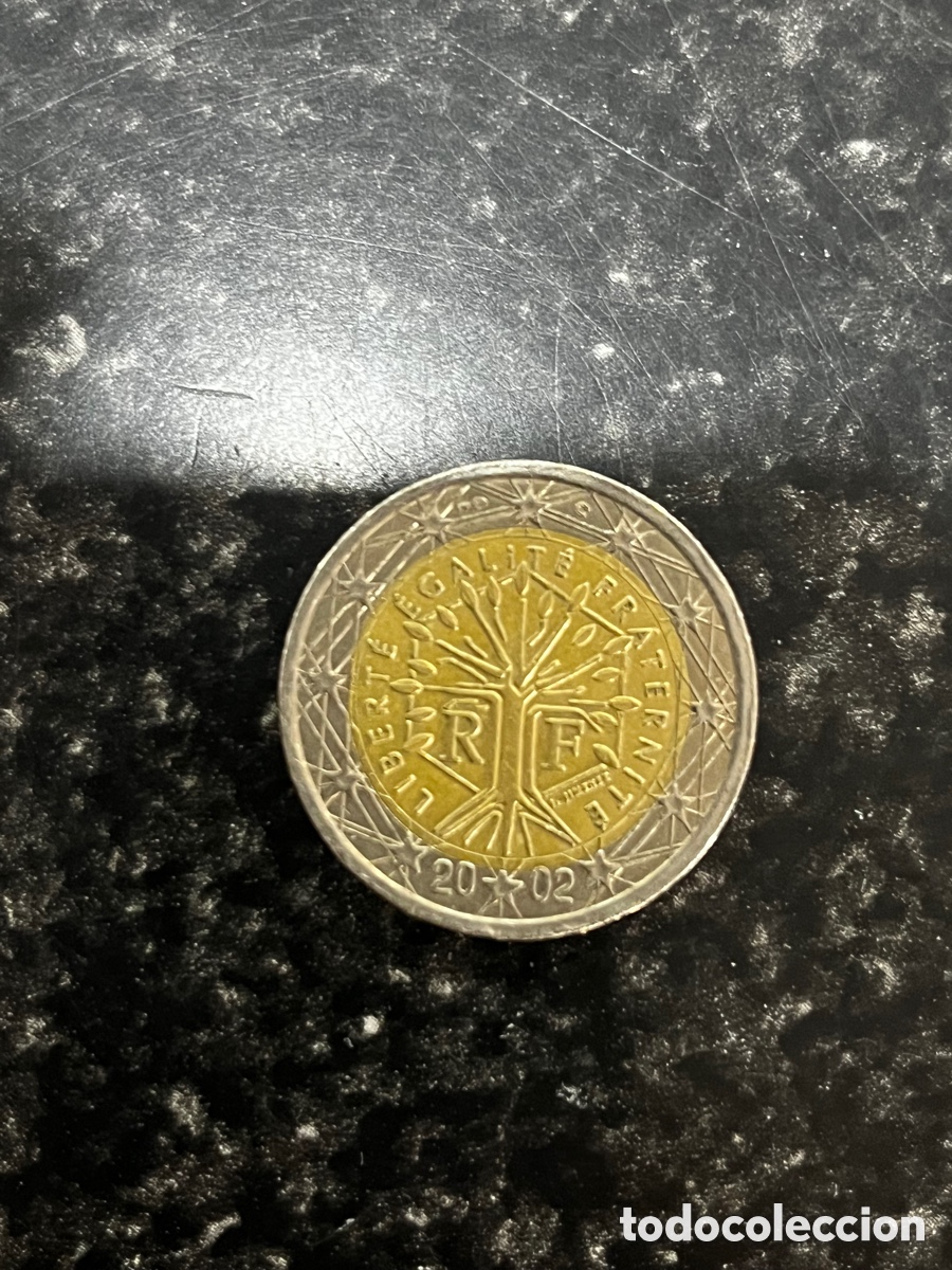 Monedas antiguas de Europa: Moneda de 2&euro; de Francia con ERROR. - Foto 1