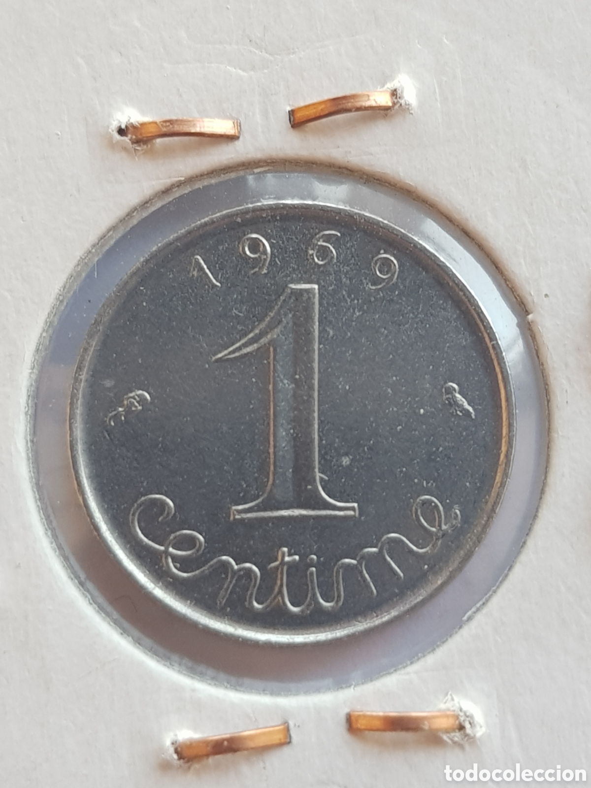 Monedas antiguas de Europa: 1 Centime 1969 Francia C&eacute;ntimo - Foto 1