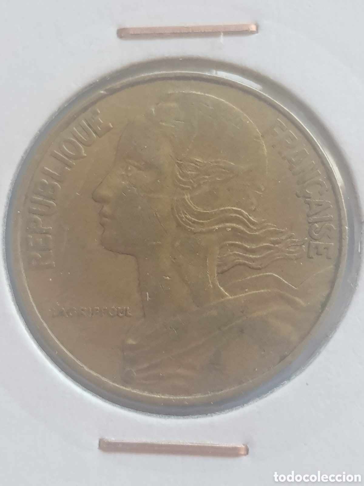 Monedas antiguas de Europa: 20 Centimes 1979 Francia C&eacute;ntimos - Foto 2