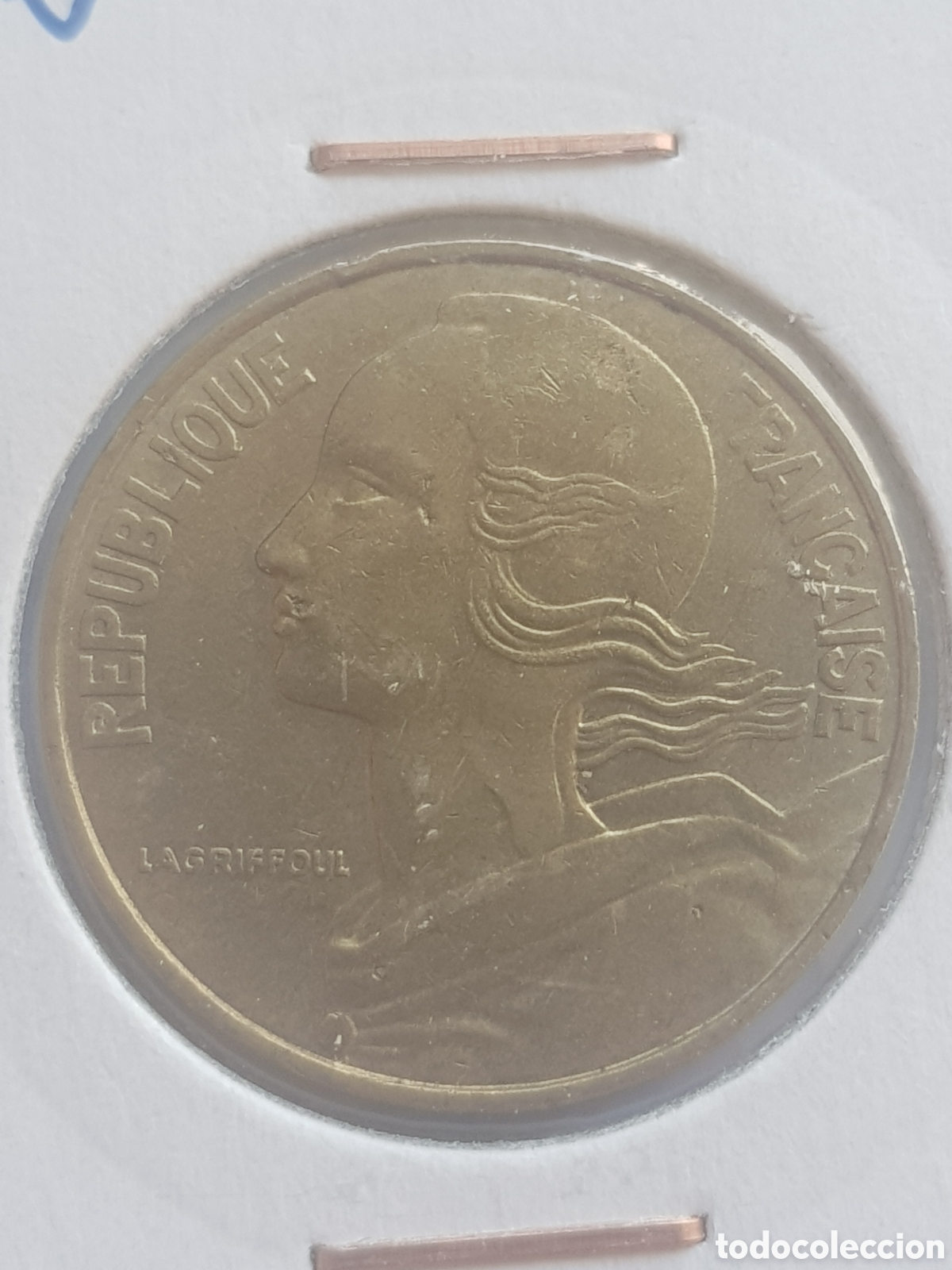 Monedas antiguas de Europa: 20 Centimes 1982 Francia C&eacute;ntimos - Foto 2