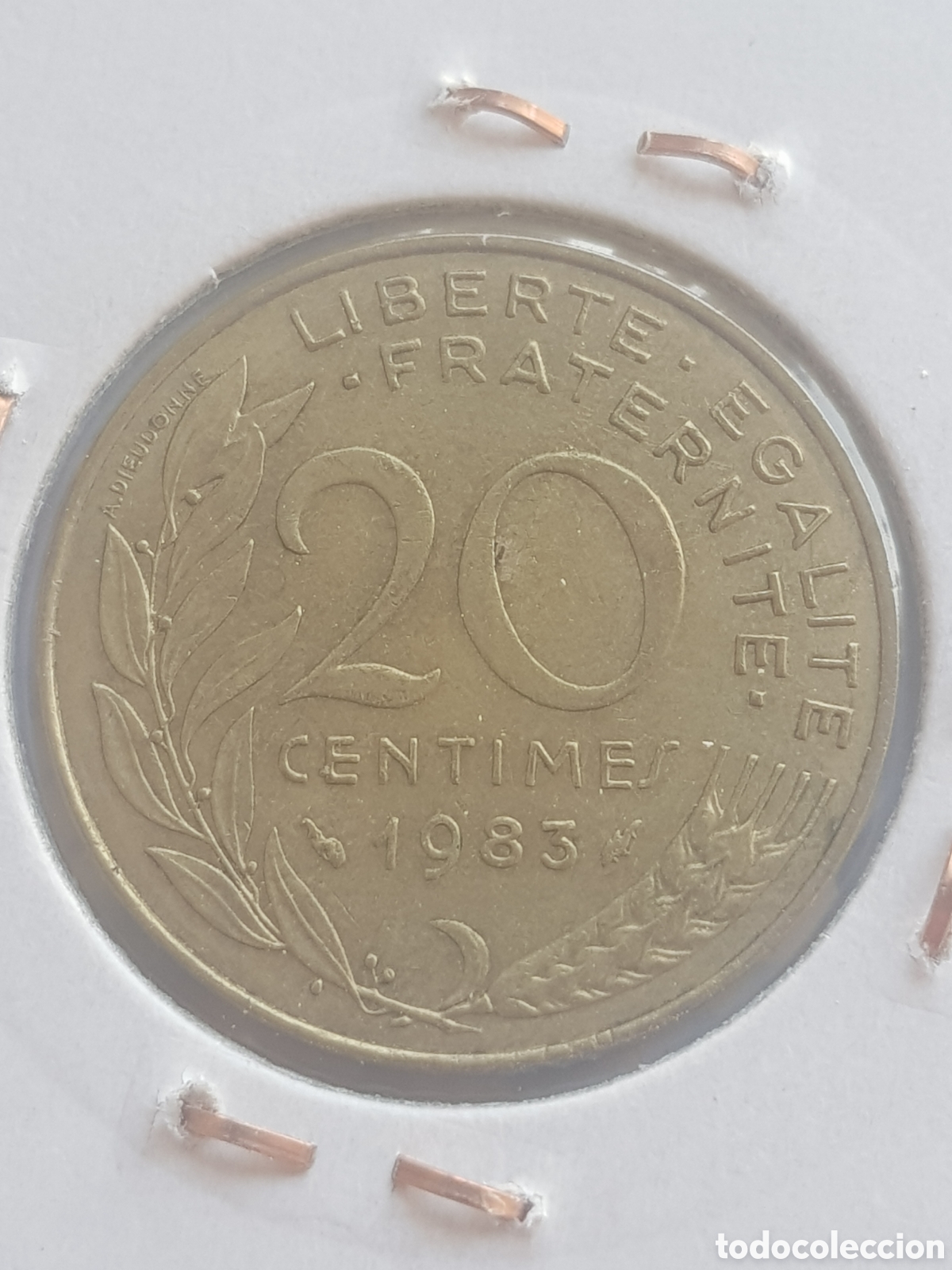 Monedas antiguas de Europa: 20 Centimes 1983 Francia C&eacute;ntimos - Foto 1