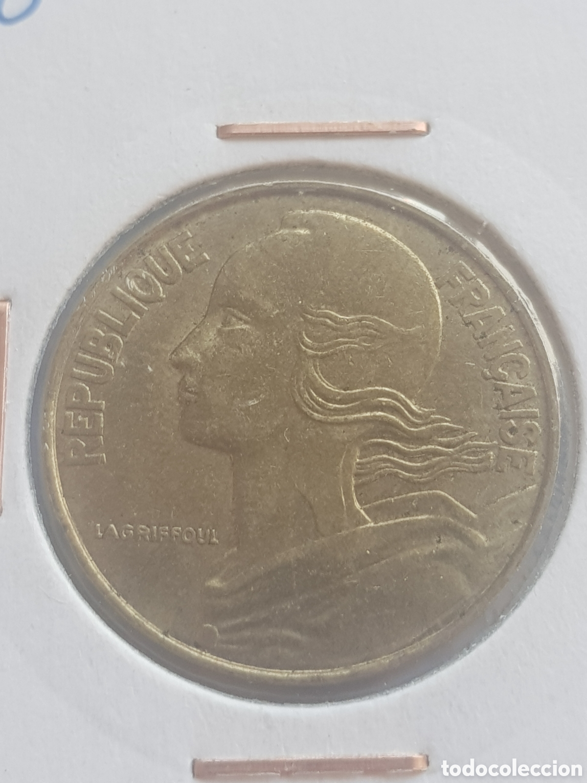 Monedas antiguas de Europa: 20 Centimes 1988 Francia C&eacute;ntimos - Foto 2