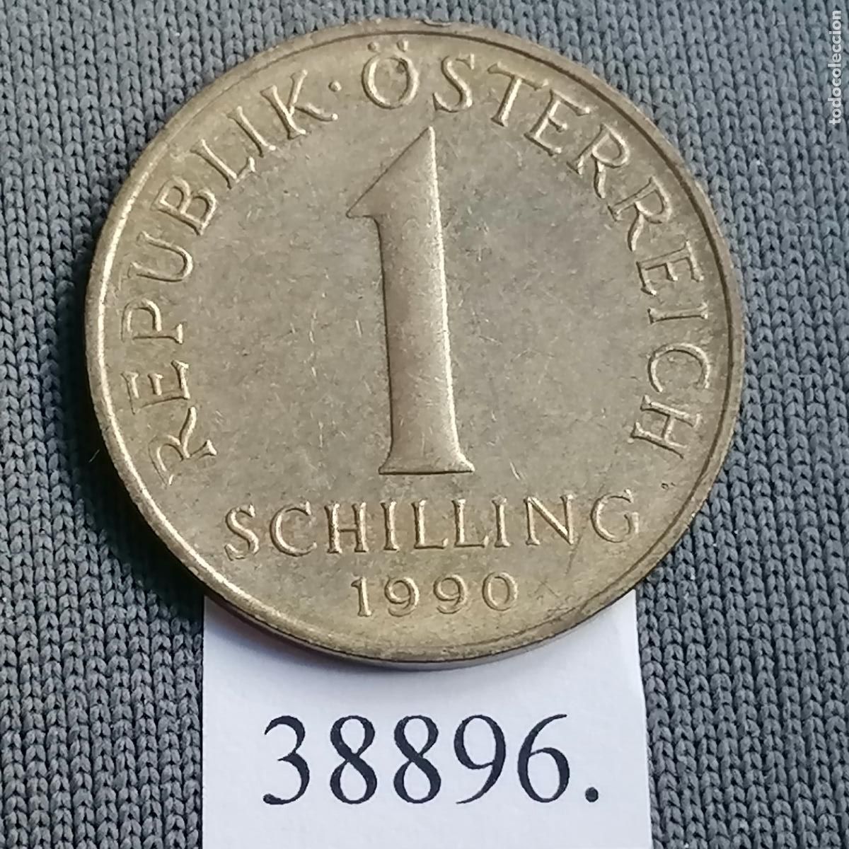 Monedas antiguas de Europa: Austria 1 chelin 1990, schilling - Foto 2
